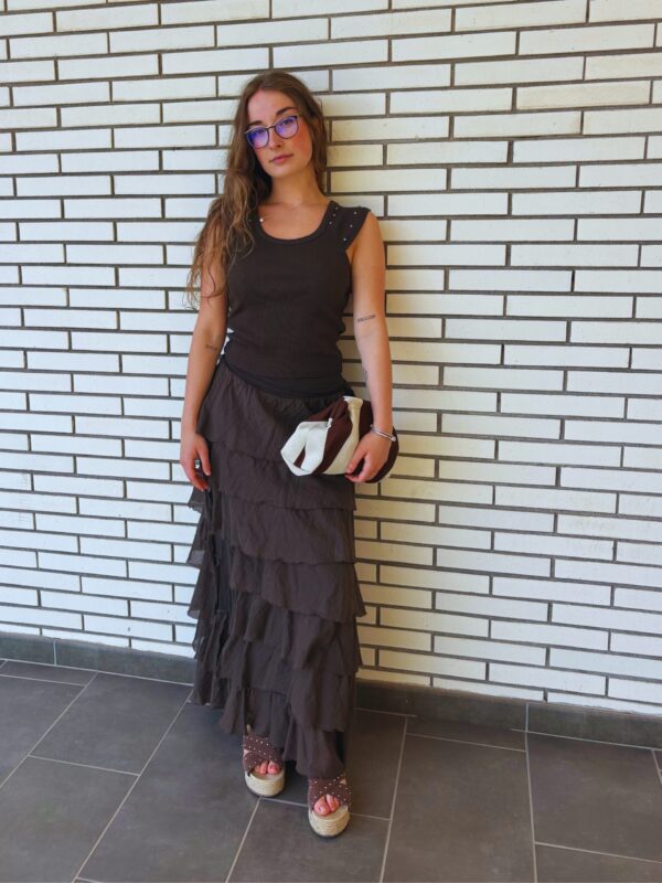 Falda Costa marrón