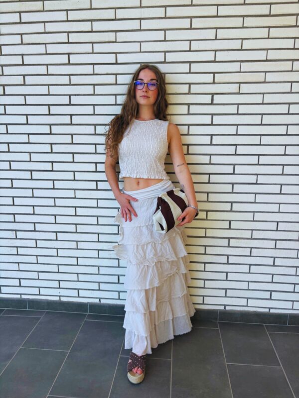 Falda Costa color beige